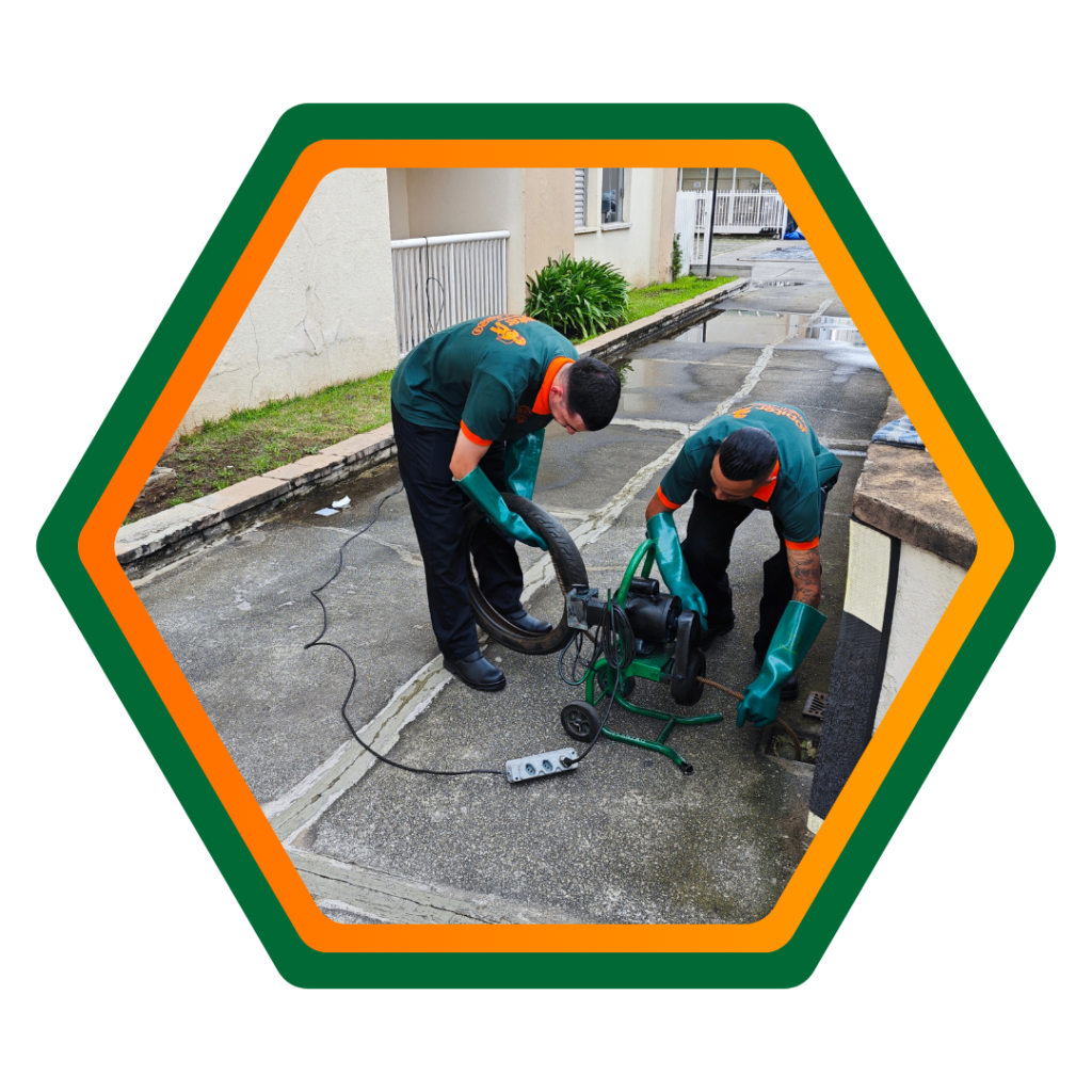 Desentupimento de tubulações